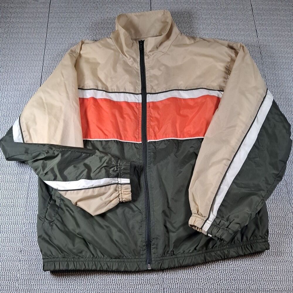 Vtg Lavon M Colorblock Windbreaker Jacket Mens Womens Unisex READ